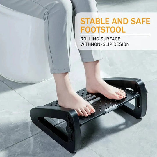 Foot Rest with Adjustable Height and Textured Surface