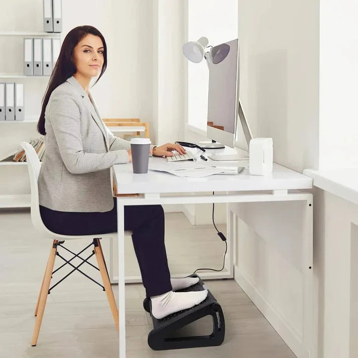 Foot Rest with Adjustable Height and Textured Surface