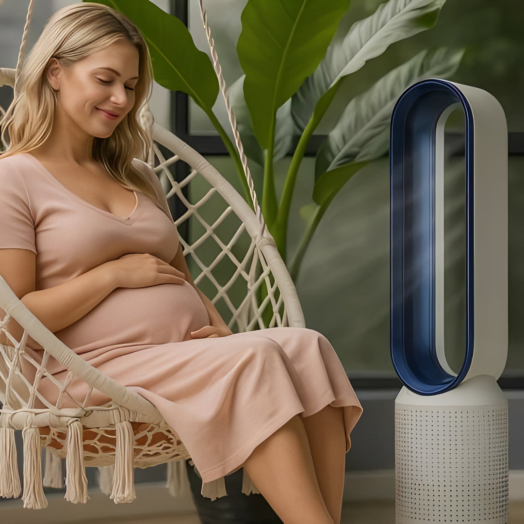 Bladeless Fan with Remote Control and Portable Design