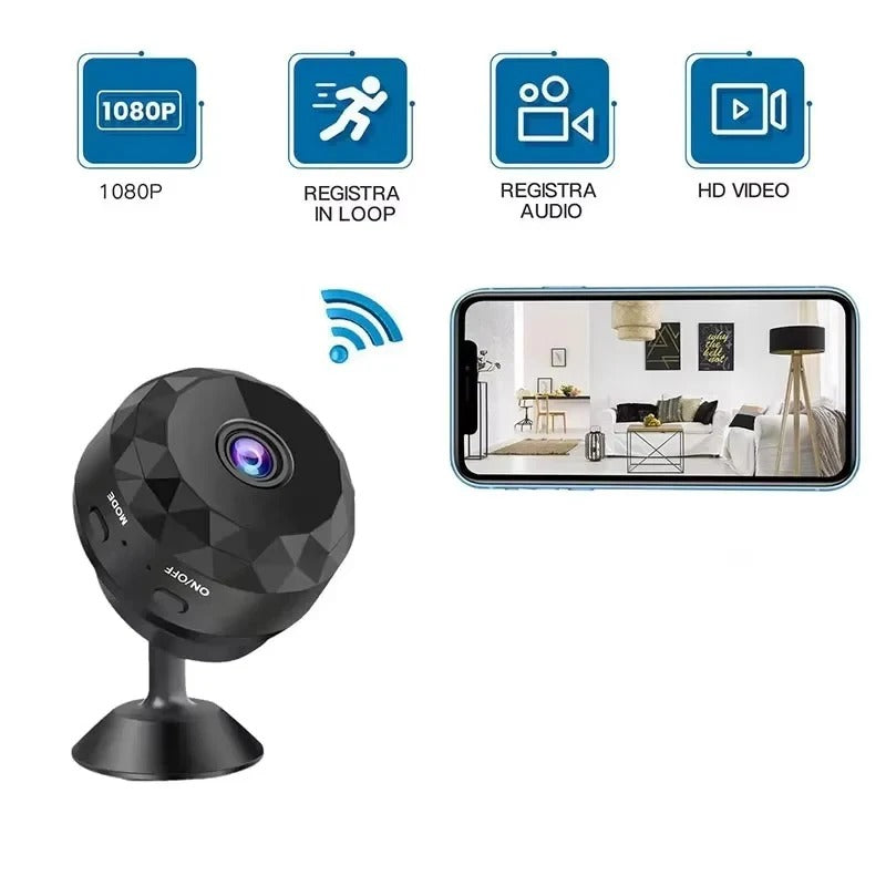 Indoor Security Camera with 1080p HD Video and WiFi Connectivity