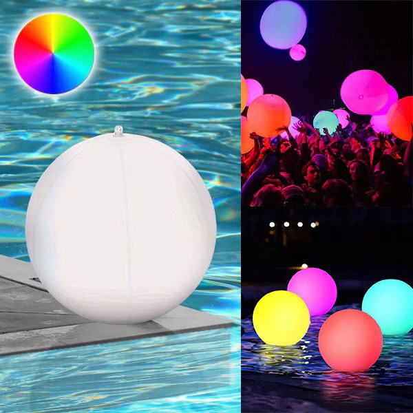 Inflatable Pool Light with Color Changing LEDs and Waterproof Design