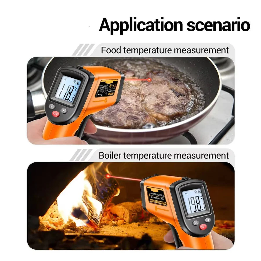 Infrared Thermometer with Contact-Free Measurement and Fast Response
