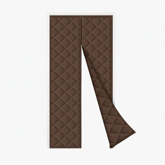 Insulation Curtain with Magnetic Closure and Draft Blocker