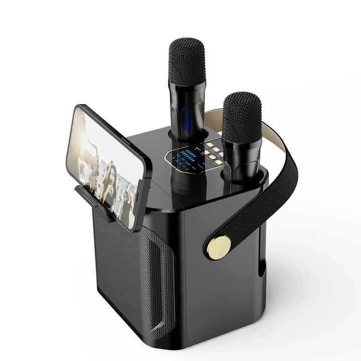 Karaoke Speaker with Bluetooth Connectivity and 360° Sound