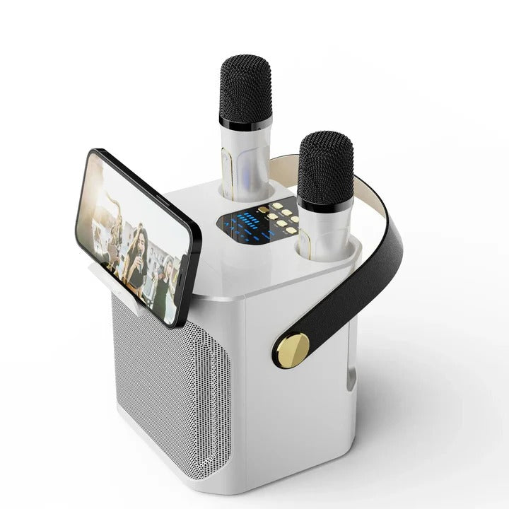 Karaoke Speaker with Bluetooth Connectivity and 360° Sound