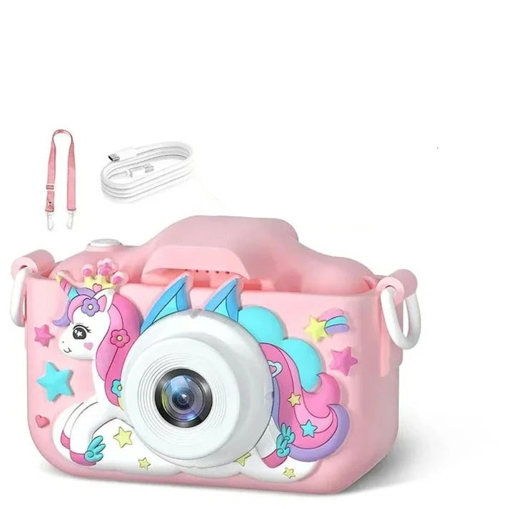 Kids Camera with Dual Lens and Rechargeable Battery