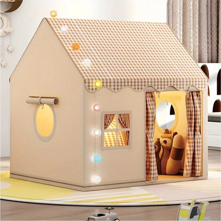 Kids Playhouse Tent with Enclosed Design and Fun Space