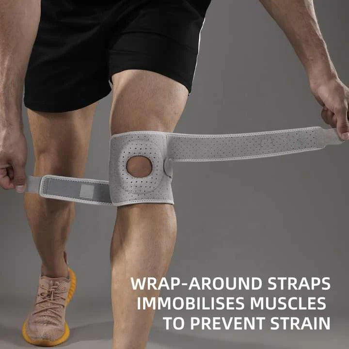Knee Brace with Adjustable Straps and Support