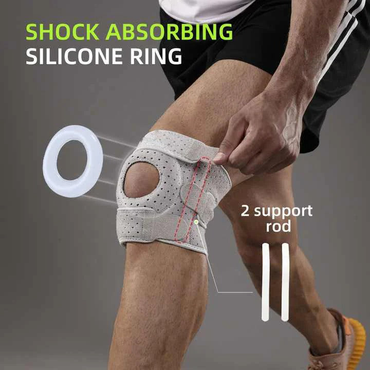 Knee Brace with Adjustable Straps and Support