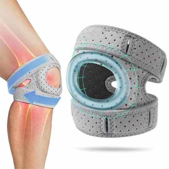 Knee Brace with Adjustable Straps and Support