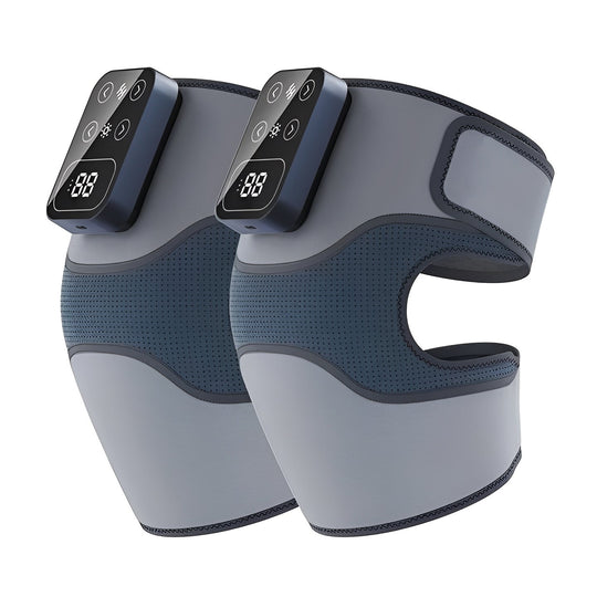 Knee Massage Brace with Heated Relief and Cordless Infrared