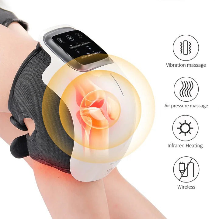 Knee Massager with Heat Therapy and Vibration