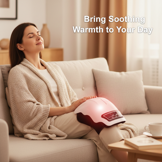 Knee Massager with Heat Therapy and Vibration