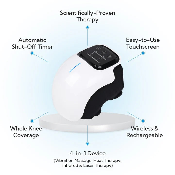 Knee Massager with Heat Therapy and Vibration