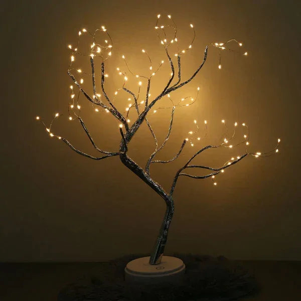 Lamp with Adjustable Branches and Warm Light