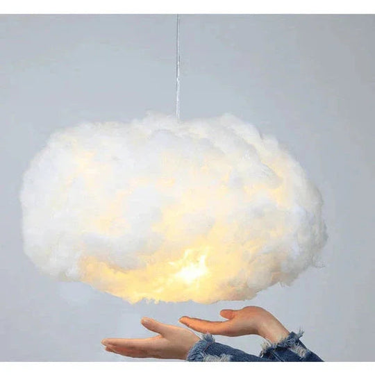 Lamp with Soft Lighting and Cloud Design