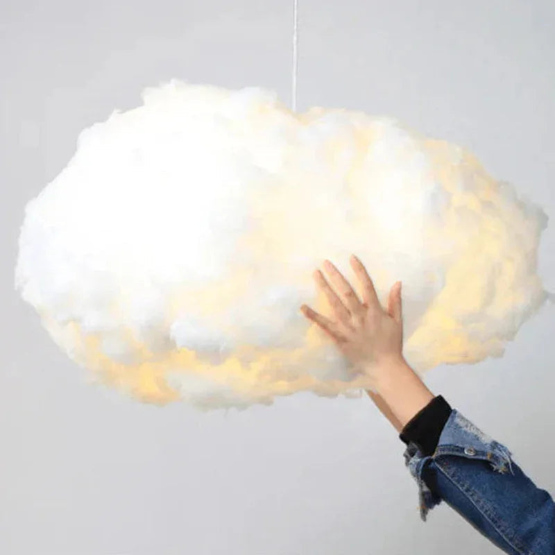 Lamp with Soft Lighting and Cloud Design