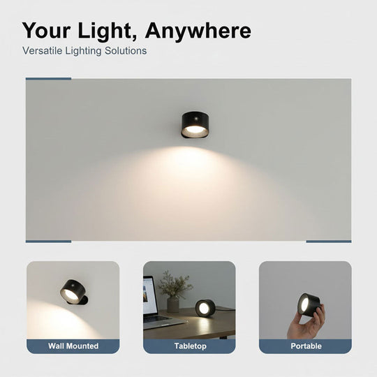 Lamp with Touch Activation and Adjustable Brightness