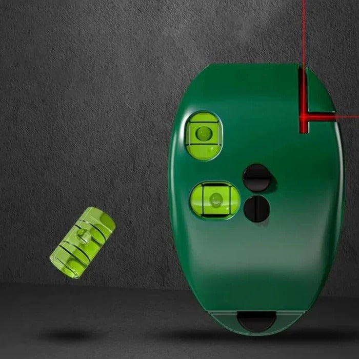 Laser Level Tool with 90-Degree Accuracy and Self-Leveling