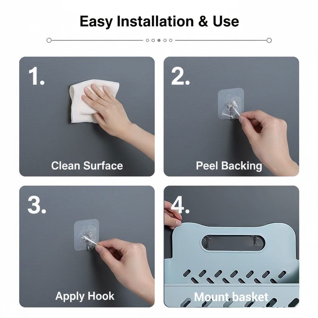 Laundry Basket with Foldable Design and Mesh Construction