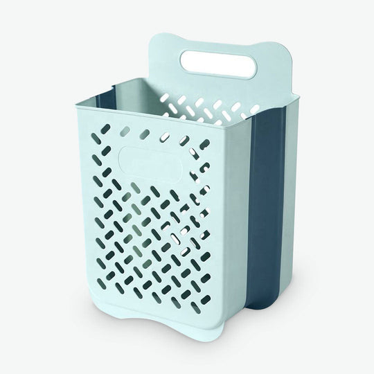 Laundry Basket with Foldable Design and Mesh Construction