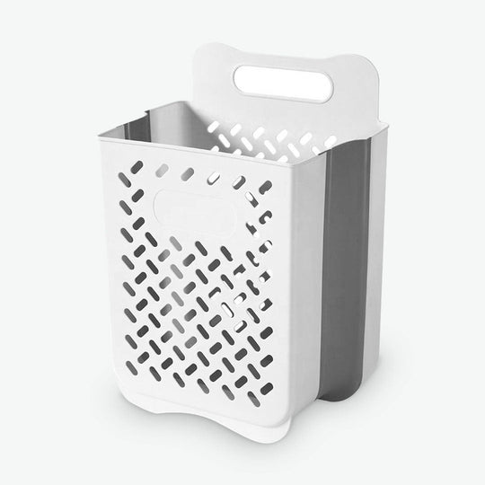 Laundry Basket with Foldable Design and Mesh Construction