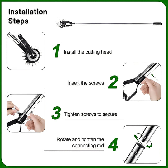 Lawn Edger with Adjustable Handle and Manual Operation