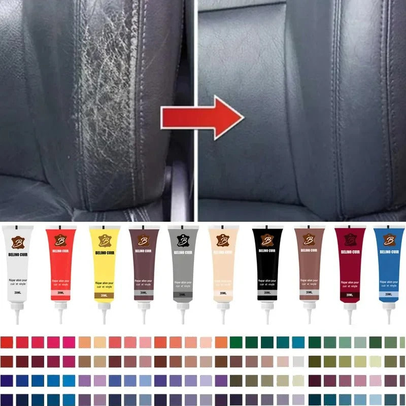 Leather Repair Gel with Color Touch-Up and Minor Mark Fix