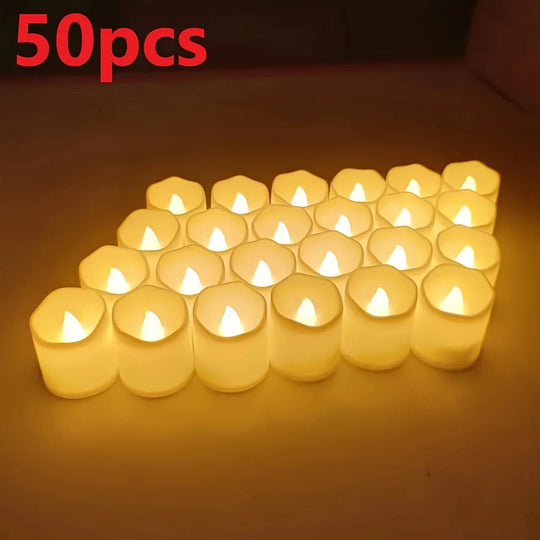 LED Candles with Battery Operation and Flameless Design