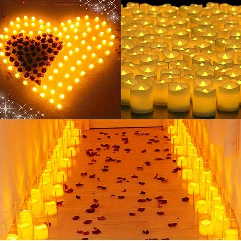 LED Candles with Battery Operation and Flameless Design