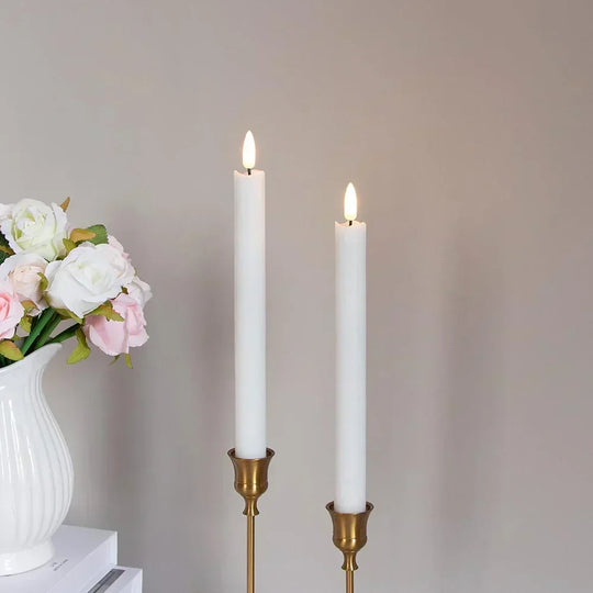 LED Candles with Realistic Flame and Battery Operation
