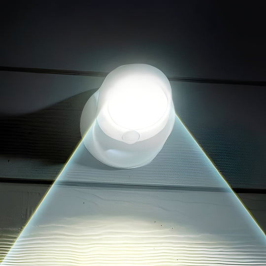 LED Motion Sensor Light with Battery Power and Adjustable Base