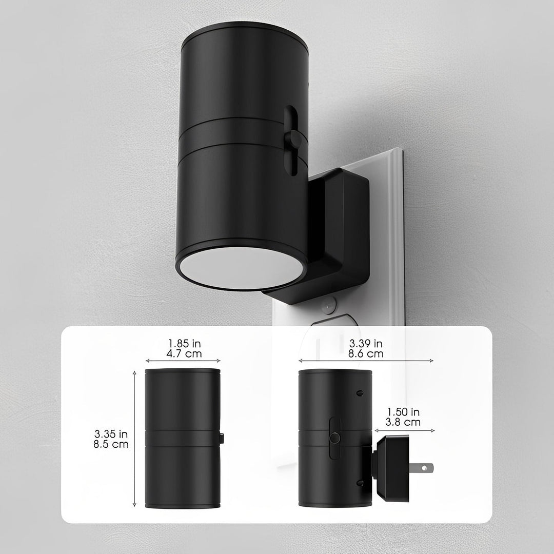 LED Night Light with Light Sensor and Plug-In Design