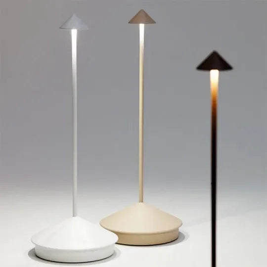 LED Table Lamp with Dimmable Brightness and Waterproof Design