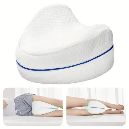 Leg Pillow Cover Set with Zipper Closure and 2 Pack