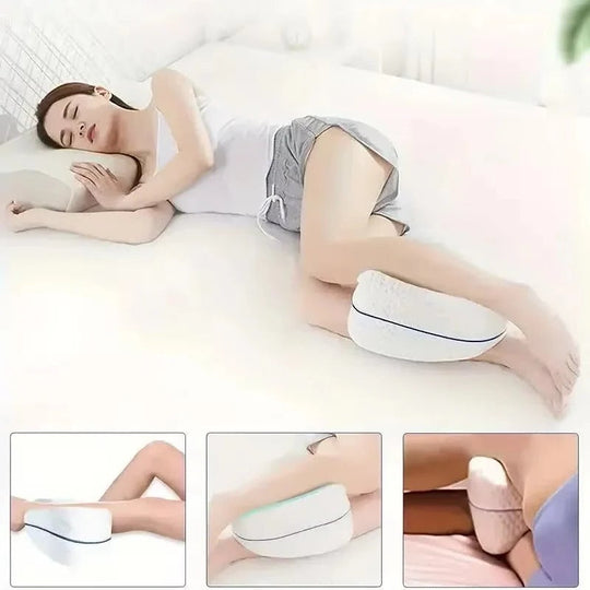 Leg Pillow Cover Set with Zipper Closure and 2 Pack