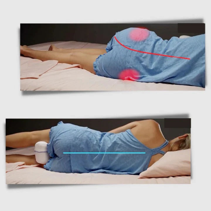 Leg Pillow with Memory Foam and Hip Support