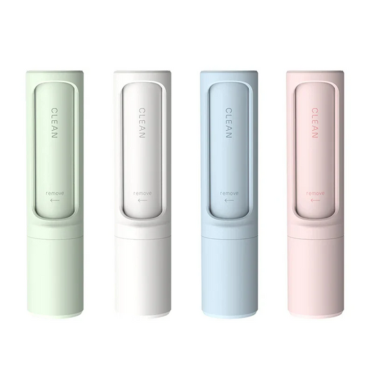 Lint Roller with Reusable Design and Pet Hair Brush
