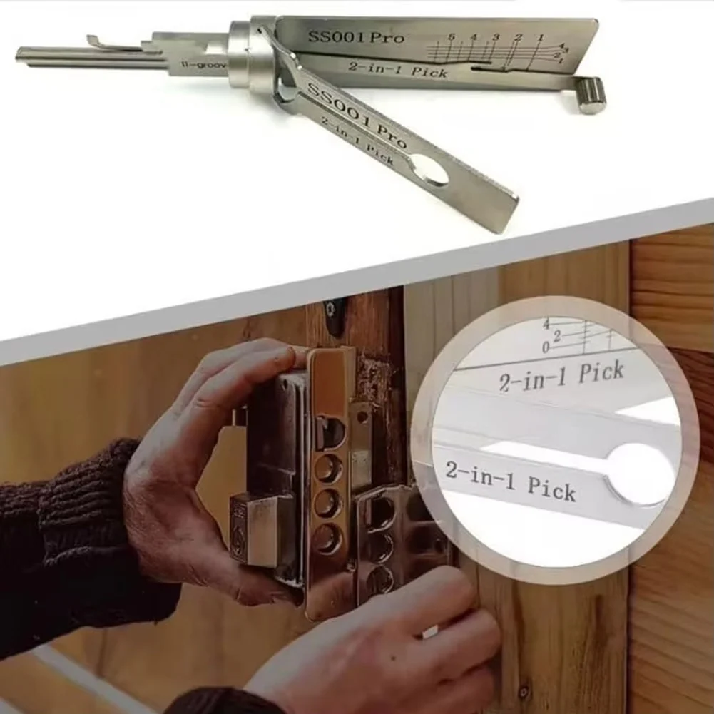 Locksmith Tool with Lock Decoding and Picking Features