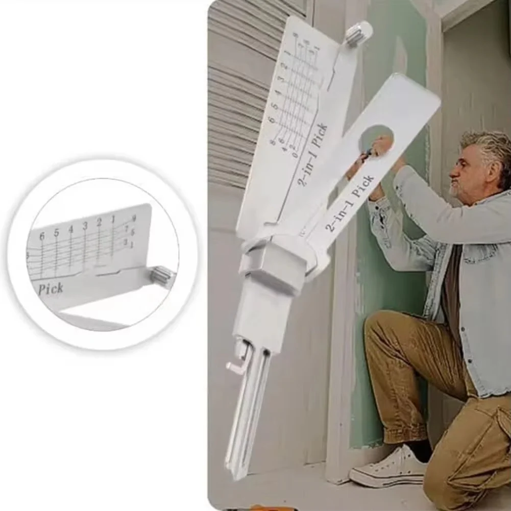 Locksmith Tool with Lock Decoding and Picking Features