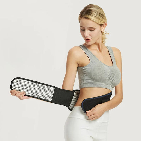 Lumbar Support Belt with Magnetic Design and Adjustable Straps