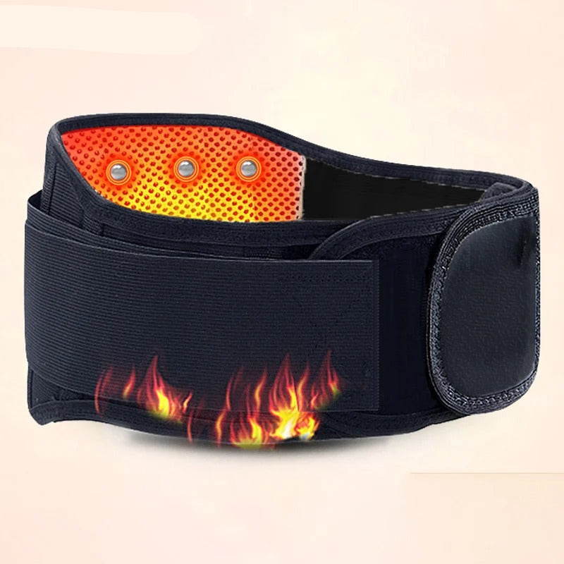 Lumbar Support Belt with Magnetic Design and Adjustable Straps