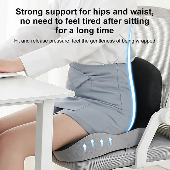 Lumbar Support Pillow with Car Seat and Chair Compatibility
