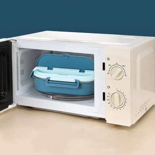 Lunch Box with Insulated Design and Stainless Steel Compartments