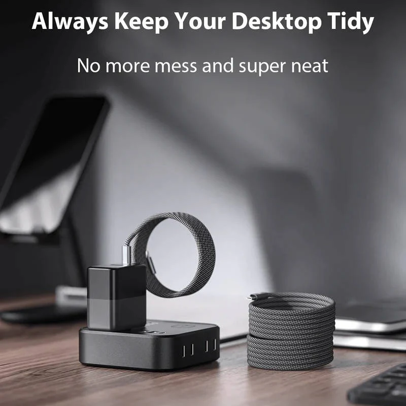 Magnetic Charging Cable with Fast Charging and Tangle-Free Design