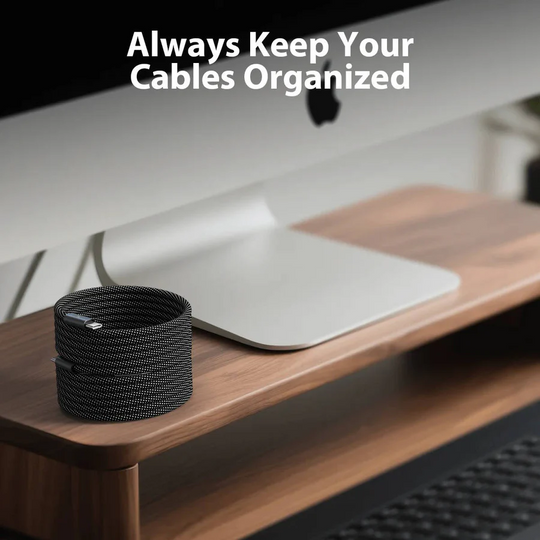 Magnetic Charging Cable with Fast Charging and Tangle-Free Design