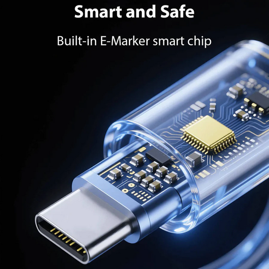 Magnetic Charging Cable with Fast Charging and Tangle-Free Design