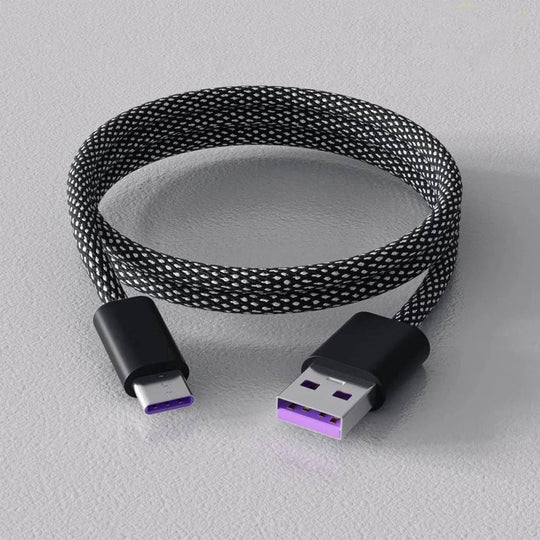 Magnetic Charging Cable with Fast Charging and Tangle-Free Design