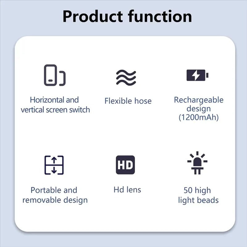Magnifying Glass with Adjustable Hands-Free Design and LED Light