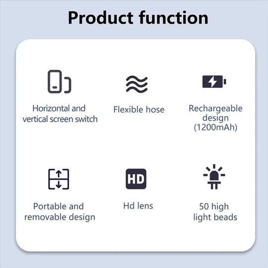 Magnifying Glass with Adjustable Hands-Free Design and LED Light